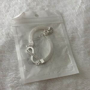 Elegant Silver Infinity Bracelet